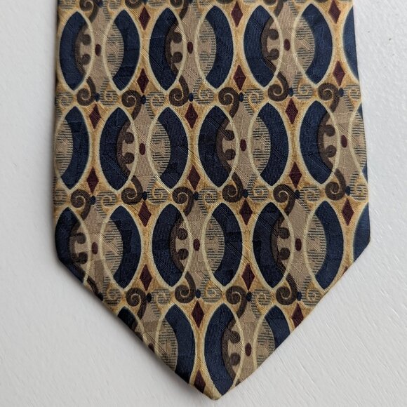 Robert Talbott Best of Class Repeating Oval Print Silk Tie. - Picture 2 of 5